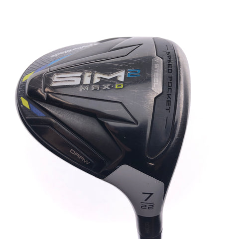 Used TaylorMade Sim2 Max D 7 Fairway Wood / 22 Degrees / A Flex
