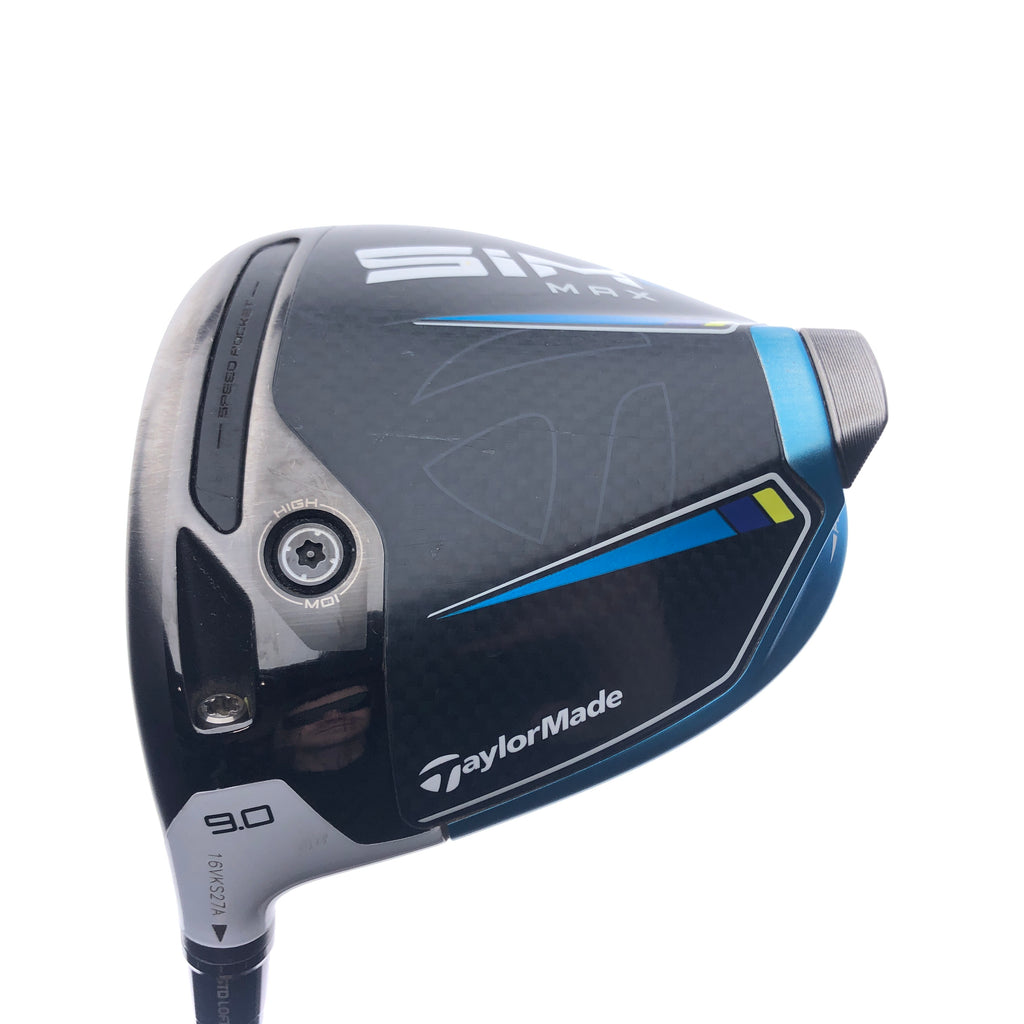 Used TaylorMade Sim2 Max Driver / 9.0 Degrees / Stiff Flex / Left-Handed