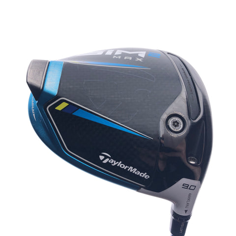 Used TaylorMade Sim2 Max Driver / 9.0 Degrees / Stiff Flex