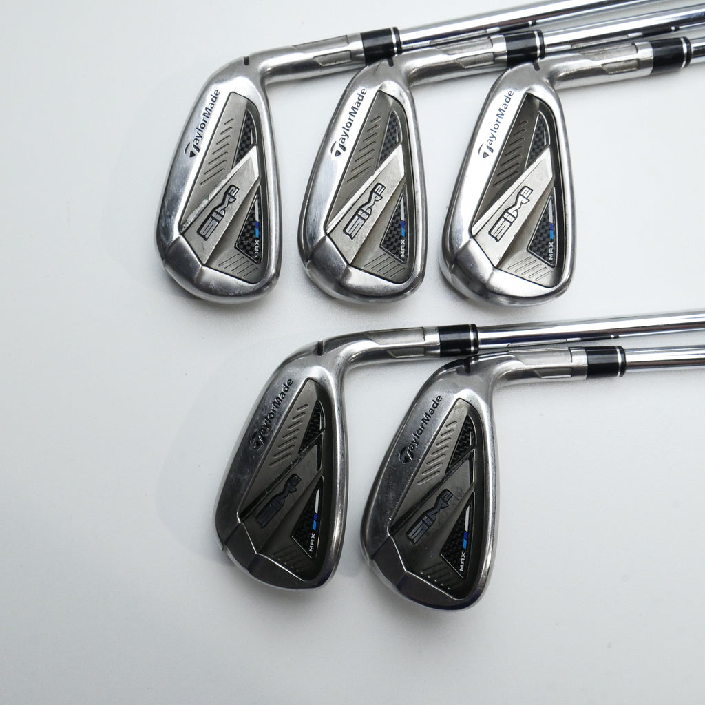 Used TaylorMade Sim2 Max Iron Set / 5 - 9 IRON / Stiff Flex