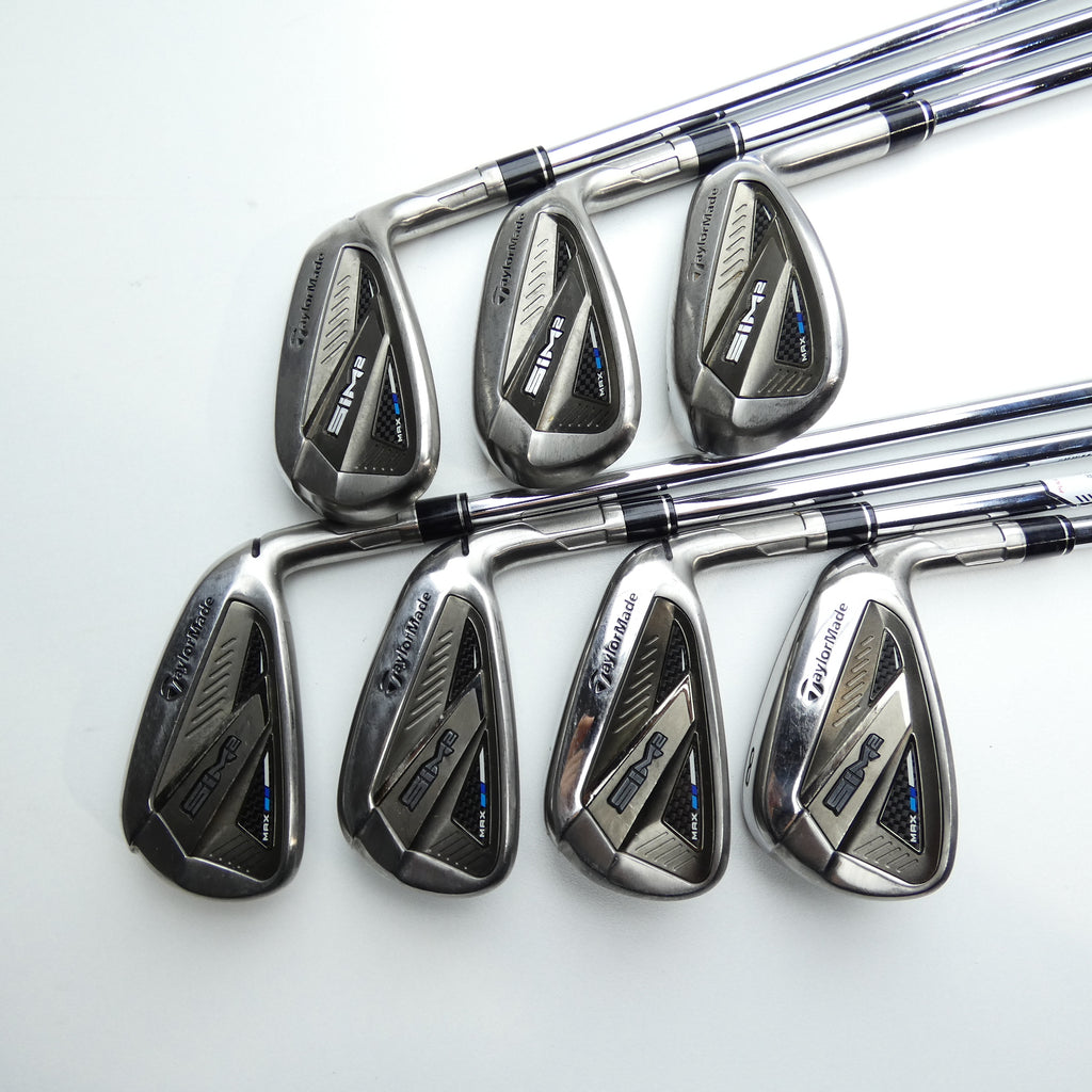 Used TaylorMade Sim2 Max Iron Set / 5 - SW / Regular Flex