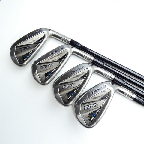 Used TaylorMade Sim2 Max Iron Set / 6 - SW + AW / Regular Flex