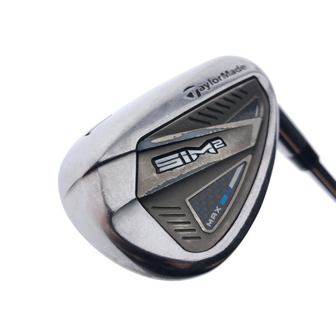 Used TaylorMade Sim2 Max Lob Wedge / 59.0 Degrees / Stiff Flex