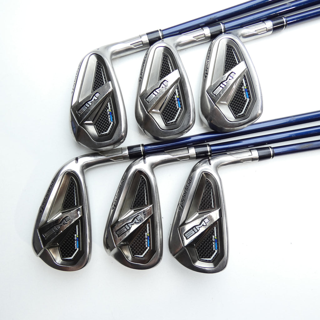 Used TaylorMade Sim2 Max OS Iron Set / 5 - PW / Regular Flex