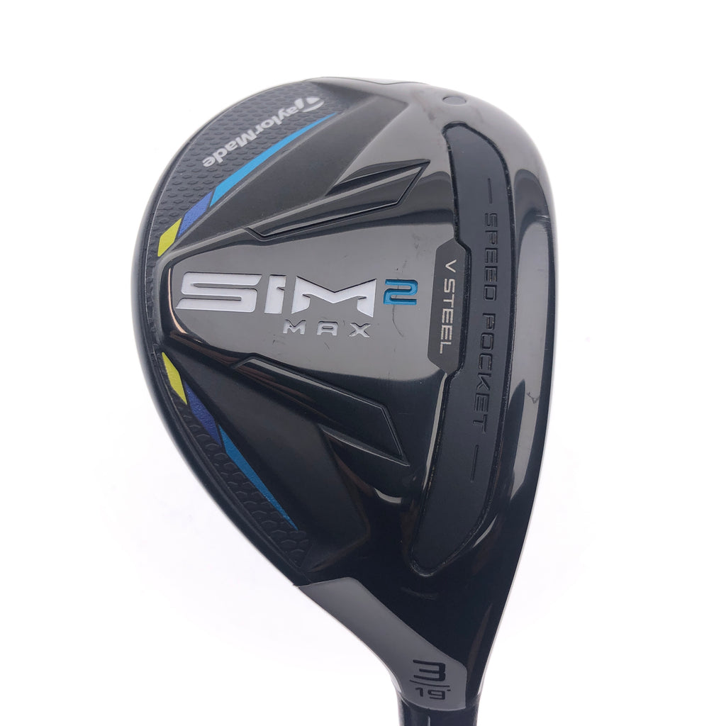 Used TaylorMade Sim2 Max Rescue 3 Hybrid / 19 Degrees / Regular Flex