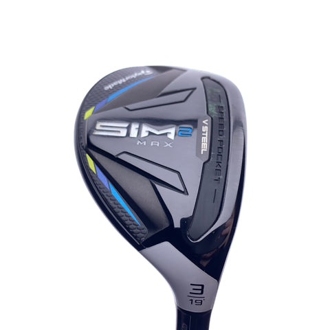 Used TaylorMade Sim2 Max Rescue 3 Hybrid / 19 Degrees / Regular Flex