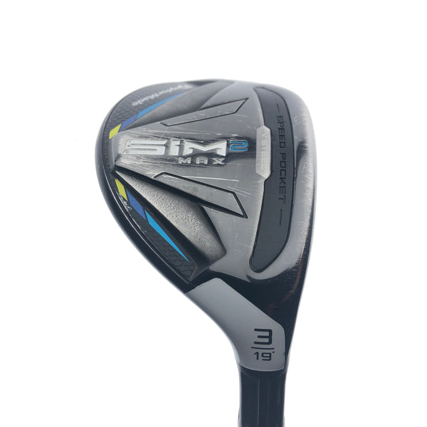 Used TaylorMade Sim2 Max Rescue 3 Hybrid / 19 Degrees / Regular Flex