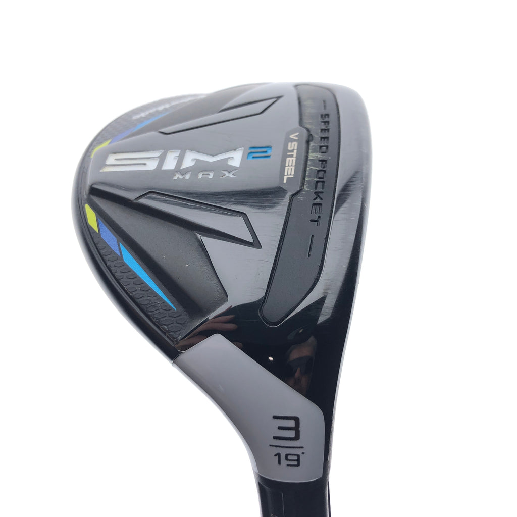 Used TaylorMade Sim2 Max Rescue 3 Hybrid / 19 Degrees / Regular Flex