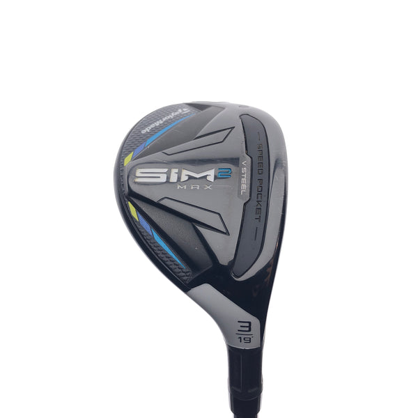 Used TaylorMade Sim2 Max Rescue 3 Hybrid / 19 Degrees / Regular Flex