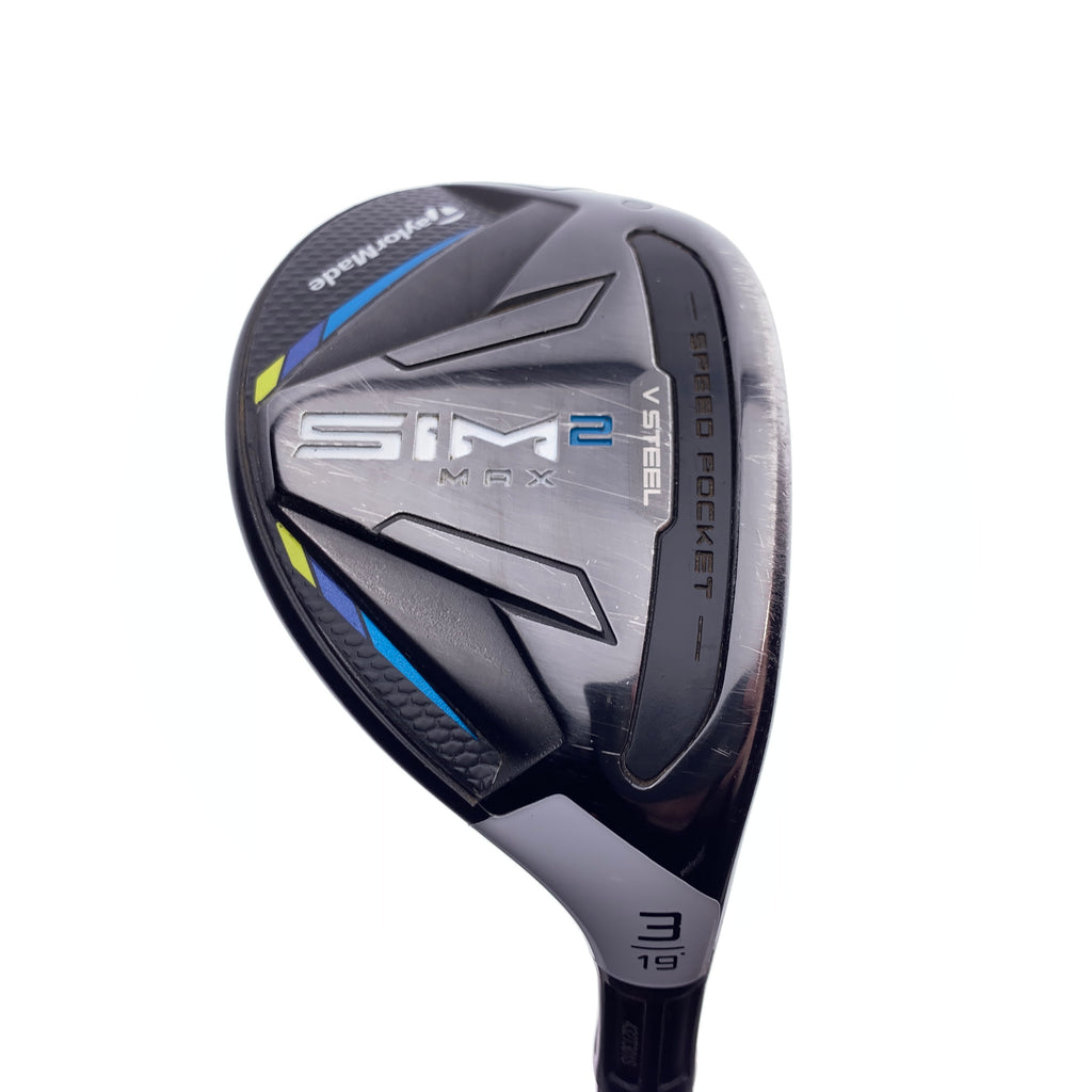 Used TaylorMade Sim2 Max Rescue 3 Hybrid / 19 Degrees / Regular Flex