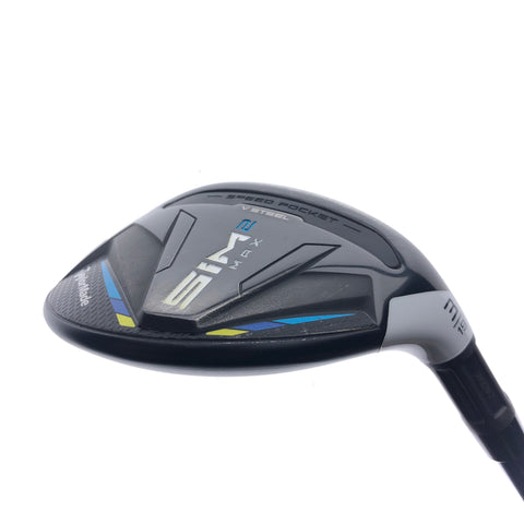 Used TaylorMade Sim2 Max Rescue 3 Hybrid / 19 Degrees / Stiff Flex