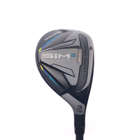 Used TaylorMade Sim2 Max Rescue 3 Hybrid / 19 Degrees / Stiff Flex