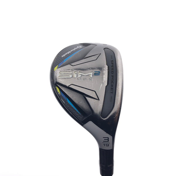 Used TaylorMade Sim2 Max Rescue 3 Hybrid / 19 Degrees / Stiff Flex