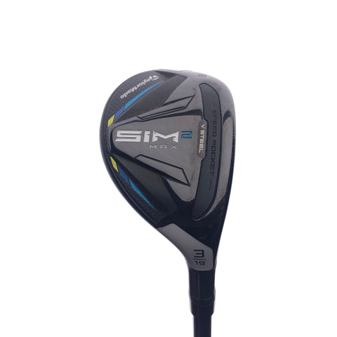 Used TaylorMade Sim2 Max Rescue 3 Hybrid / 19 Degrees / X-Stiff Flex