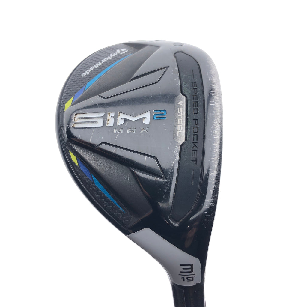 Used TaylorMade Sim2 Max Rescue 3 Hybrid / 19.0 Degrees / Regular Flex