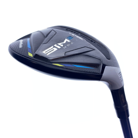 Used TaylorMade Sim2 Max Rescue 3 Hybrid / 19.0 Degrees / Stiff Flex