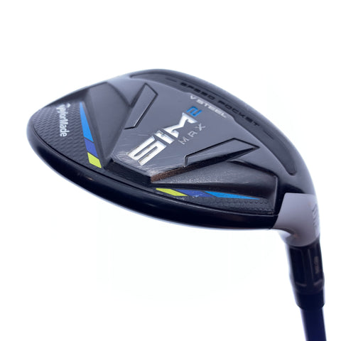 Used TaylorMade Sim2 Max Rescue 3 Hybrid / 19.0 Degrees / Stiff Flex