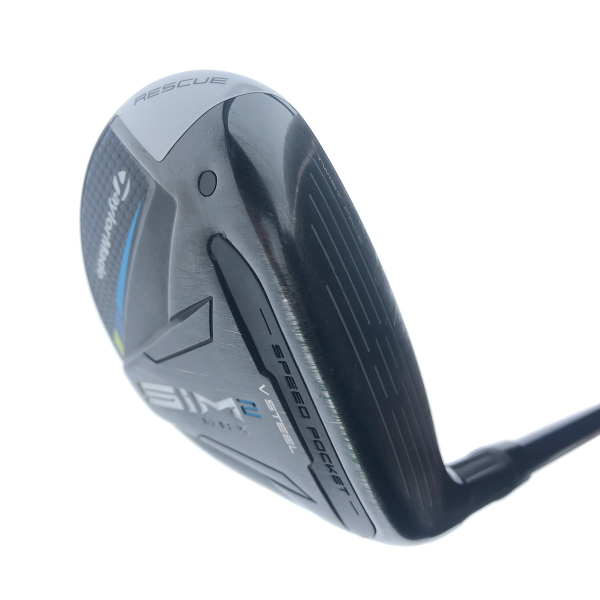 Used TaylorMade Sim2 Max Rescue 3 Hybrid / 19.0 Degrees / Stiff Flex
