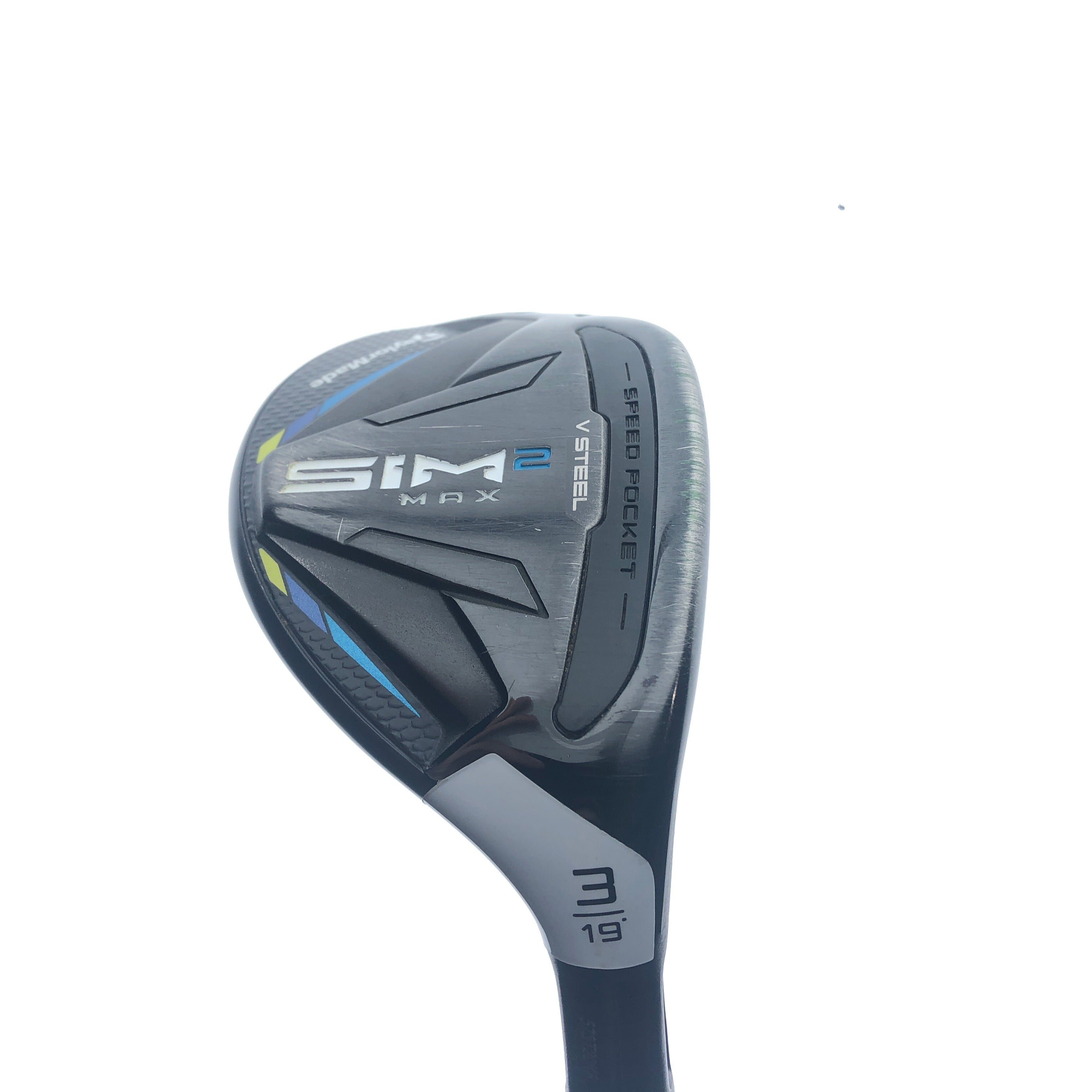 Used TaylorMade Sim2 Max Rescue 3 Hybrid / 19.0 Degrees / Stiff Flex
