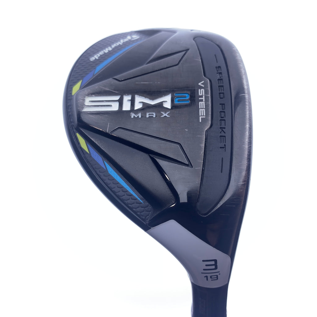 Used TaylorMade Sim2 Max Rescue 3 Hybrid / 19.0 Degrees / Stiff Flex