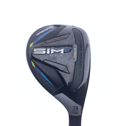 Used TaylorMade Sim2 Max Rescue 3 Hybrid / 19.0 Degrees / Stiff Flex