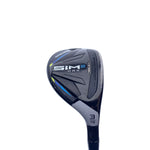 Used TaylorMade Sim2 Max Rescue 3 Hybrid / 19.0 Degrees / Stiff Flex