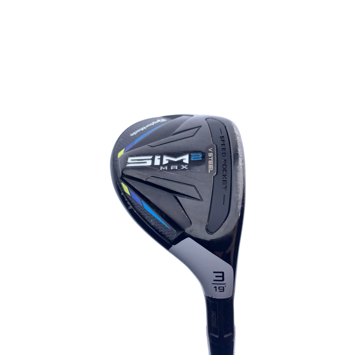 Used TaylorMade Sim2 Max Rescue 3 Hybrid / 19.0 Degrees / Stiff Flex
