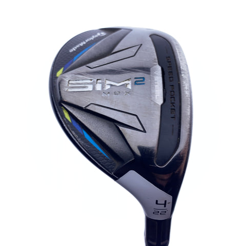 Used TaylorMade Sim2 Max Rescue 3 Hybrid / 22.0 Degrees / Regular Flex