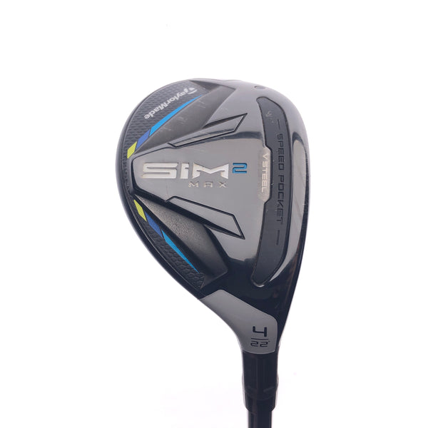 Used TaylorMade Sim2 Max Rescue 4 Hybrid / 22 Degrees / Regular Flex