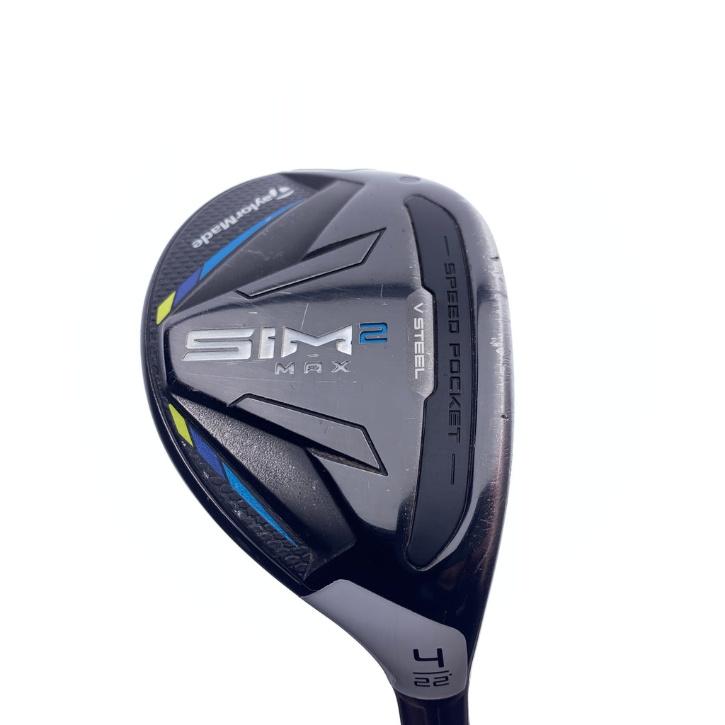 Used TaylorMade Sim2 Max Rescue 4 Hybrid / 22 Degrees / Regular Flex