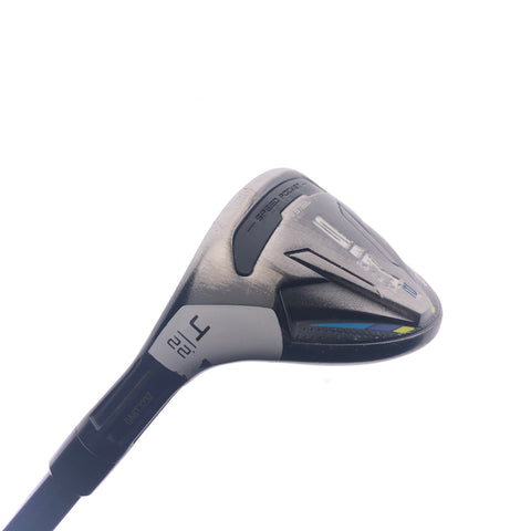 Used TaylorMade Sim2 Max Rescue 4 Hybrid / 22 Degrees / Stiff Flex / Left-Handed