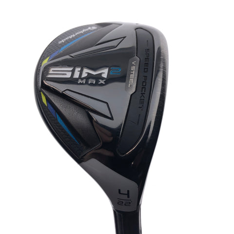 Used TaylorMade Sim2 Max Rescue 4 Hybrid / 22 Degrees / Stiff Flex