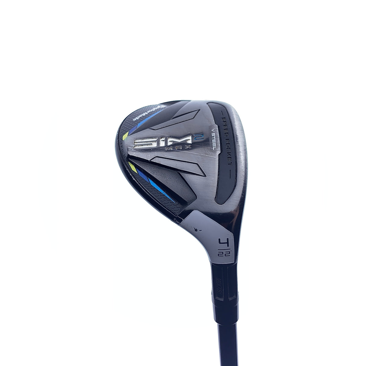 Used TaylorMade Sim2 Max Rescue 4 Hybrid / 22.0 Degrees / Regular Flex