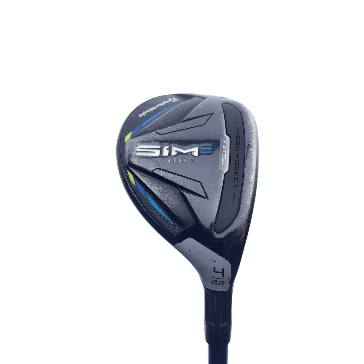 Used TaylorMade Sim2 Max Rescue 4 Hybrid / 22.0 Degrees / Regular Flex