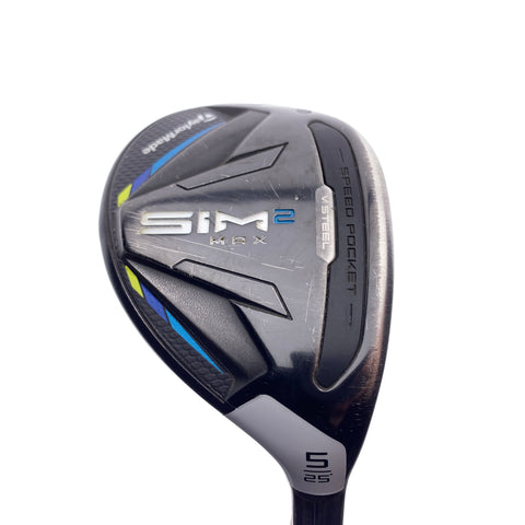 Used TaylorMade Sim2 Max Rescue 5 Hybrid / 25.0 Degrees / Stiff Flex
