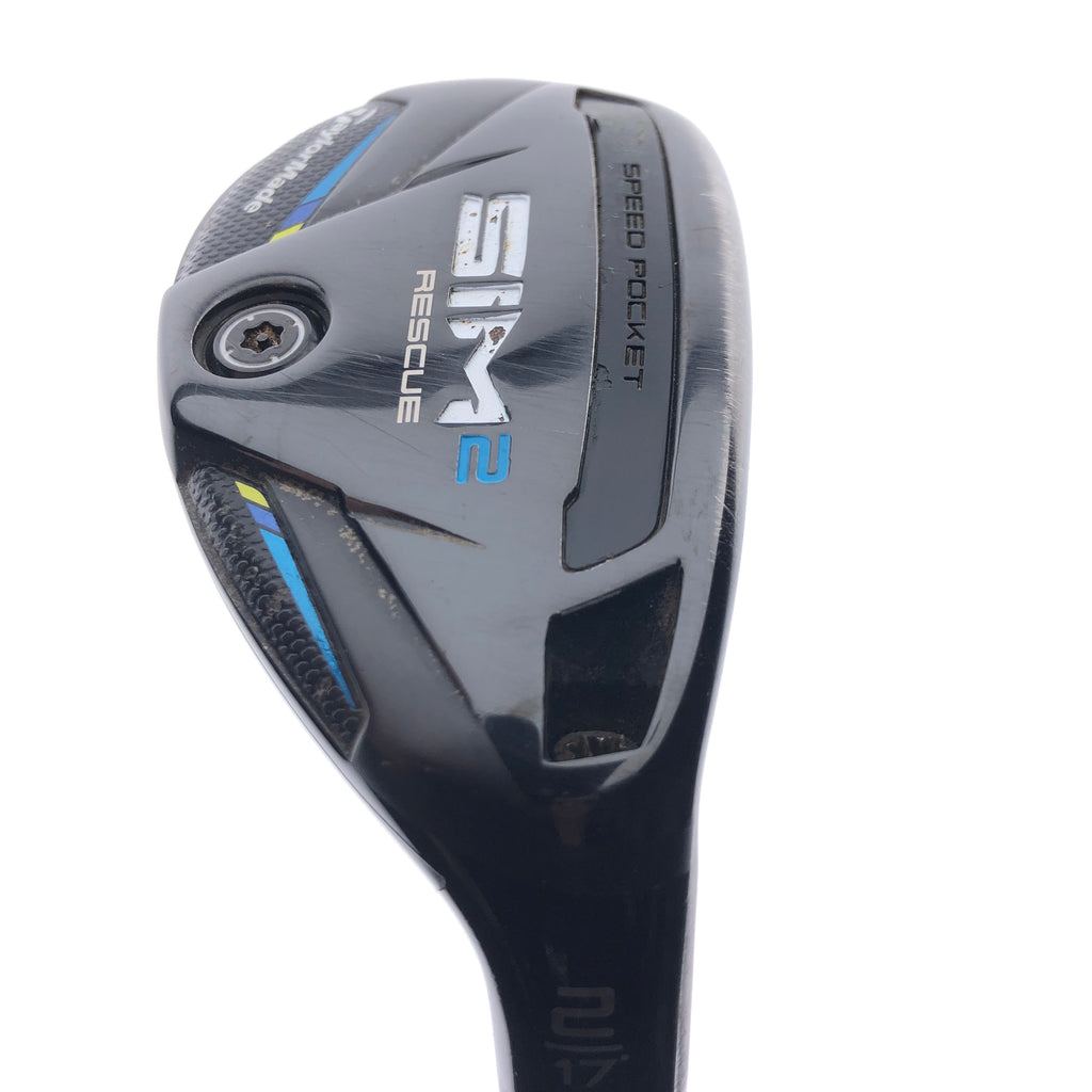 Used TaylorMade Sim2 Rescue 2 Hybrid / 17 Degrees / Stiff Flex