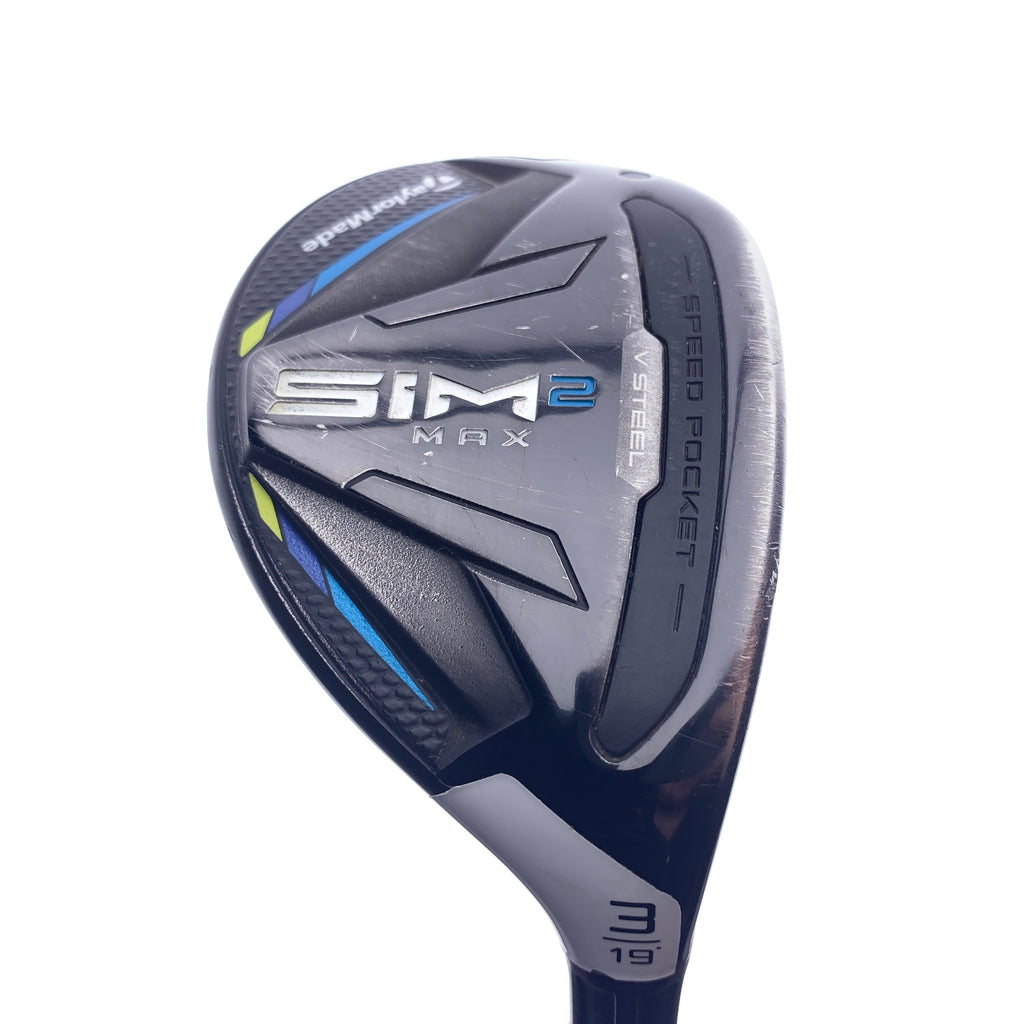 Used TaylorMade Sim2 Rescue 3 Hybrid / 19 Degrees / Stiff Flex