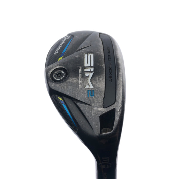 Used TaylorMade Sim2 Rescue 3 Hybrid / 19.5 Degrees / Regular Flex