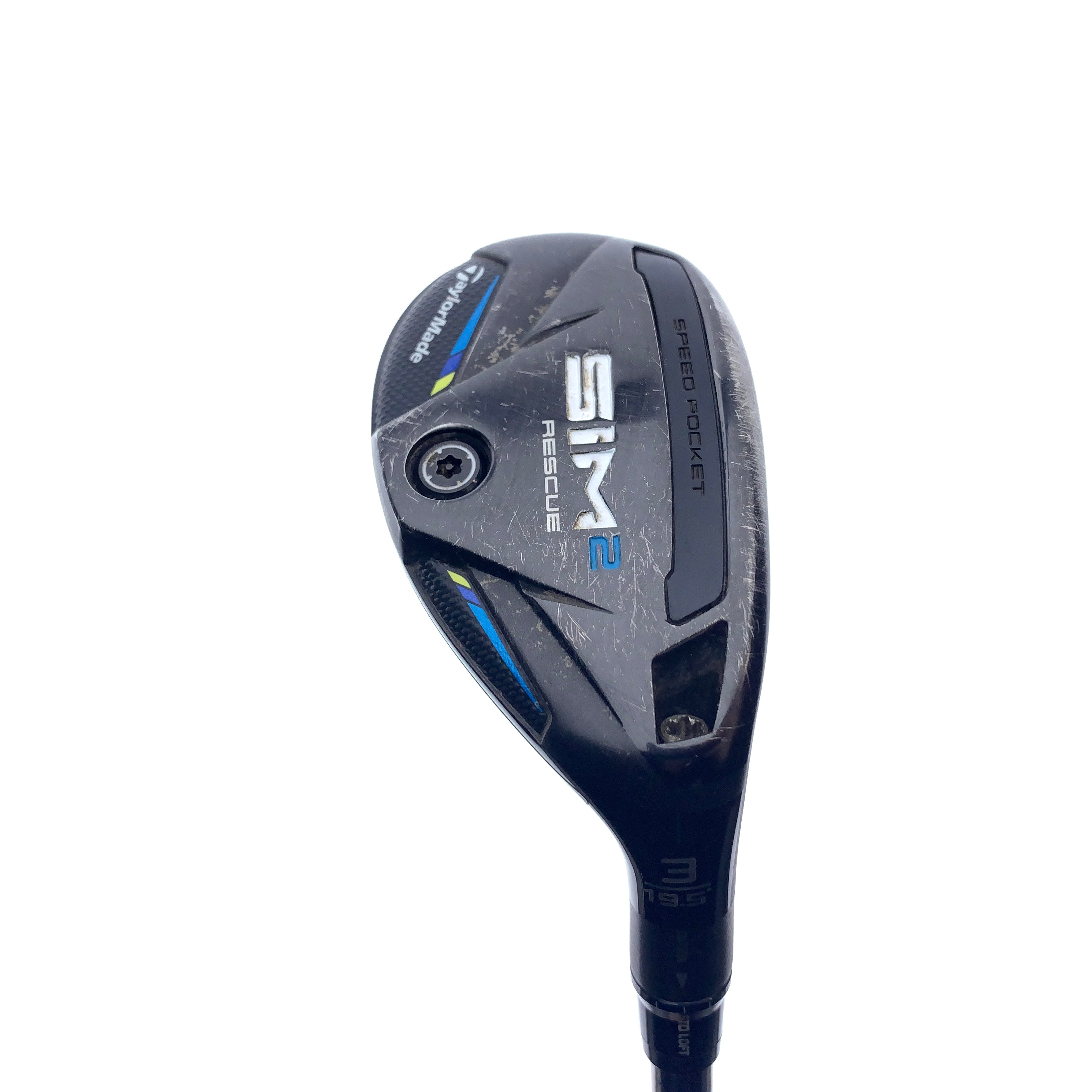 Used TaylorMade Sim2 Rescue 3 Hybrid / 19.5 Degrees / X-Stiff Flex