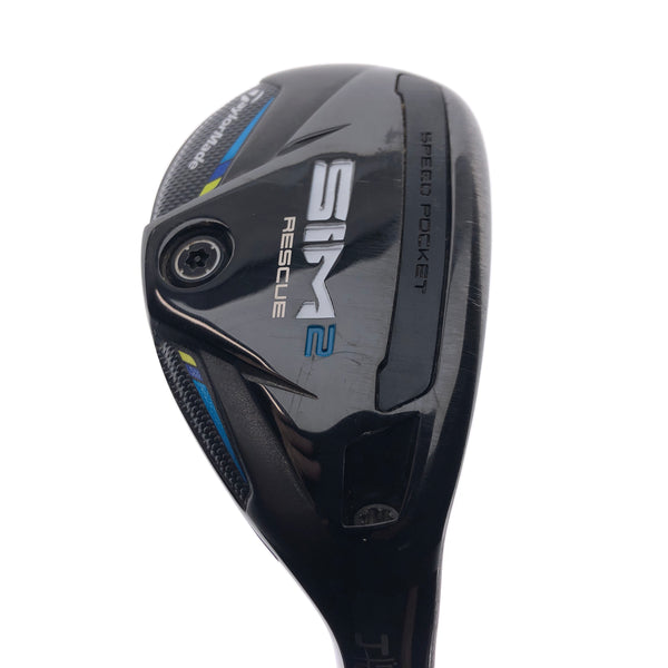 Used TaylorMade Sim2 Rescue 4 Hybrid / 22 Degrees / Regular Flex