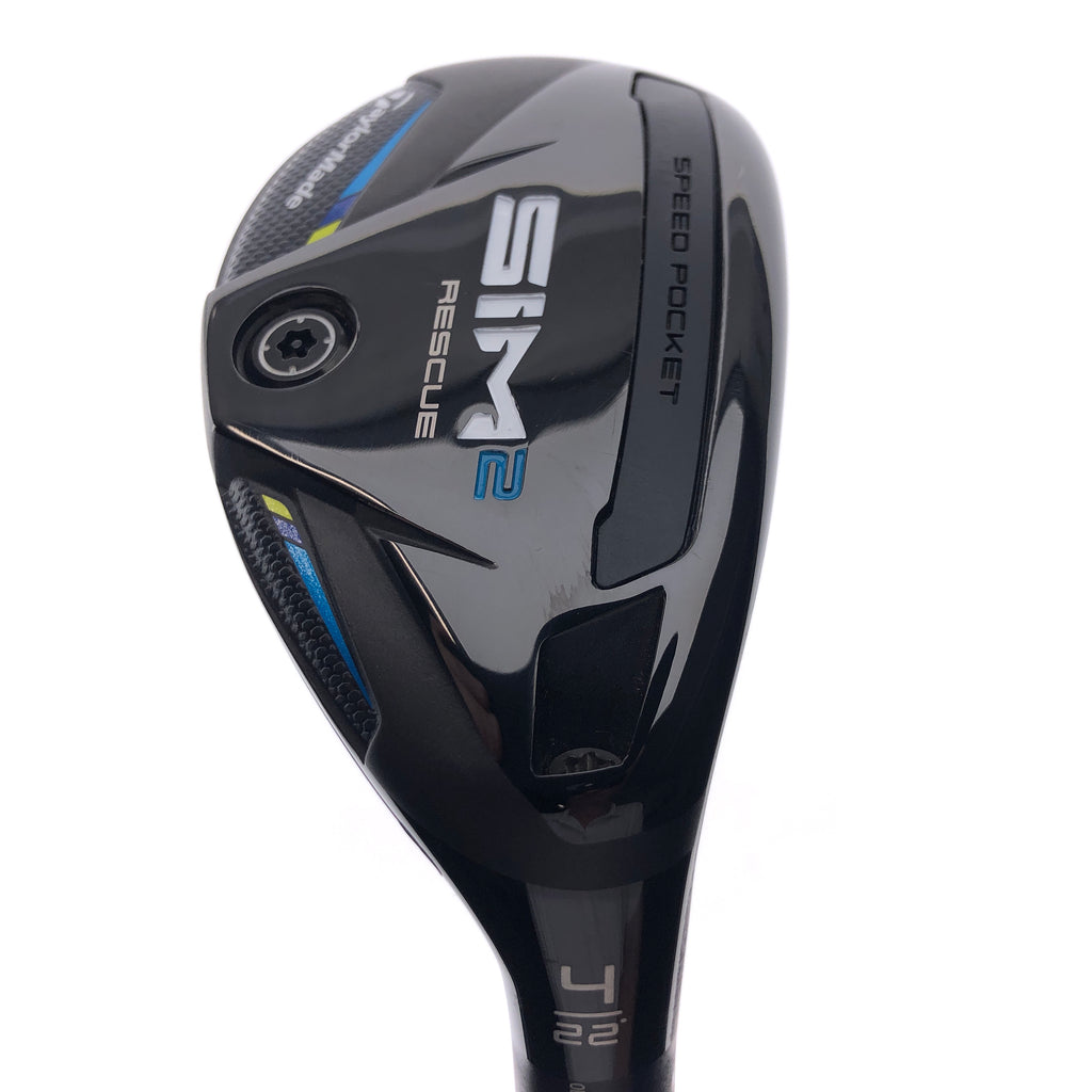 Used TaylorMade Sim2 Rescue 4 Hybrid / 22 Degrees / Stiff Flex