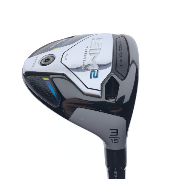 Used TaylorMade Sim2 Titanium 3 Fairway Wood / 15 Degrees / Stiff Flex