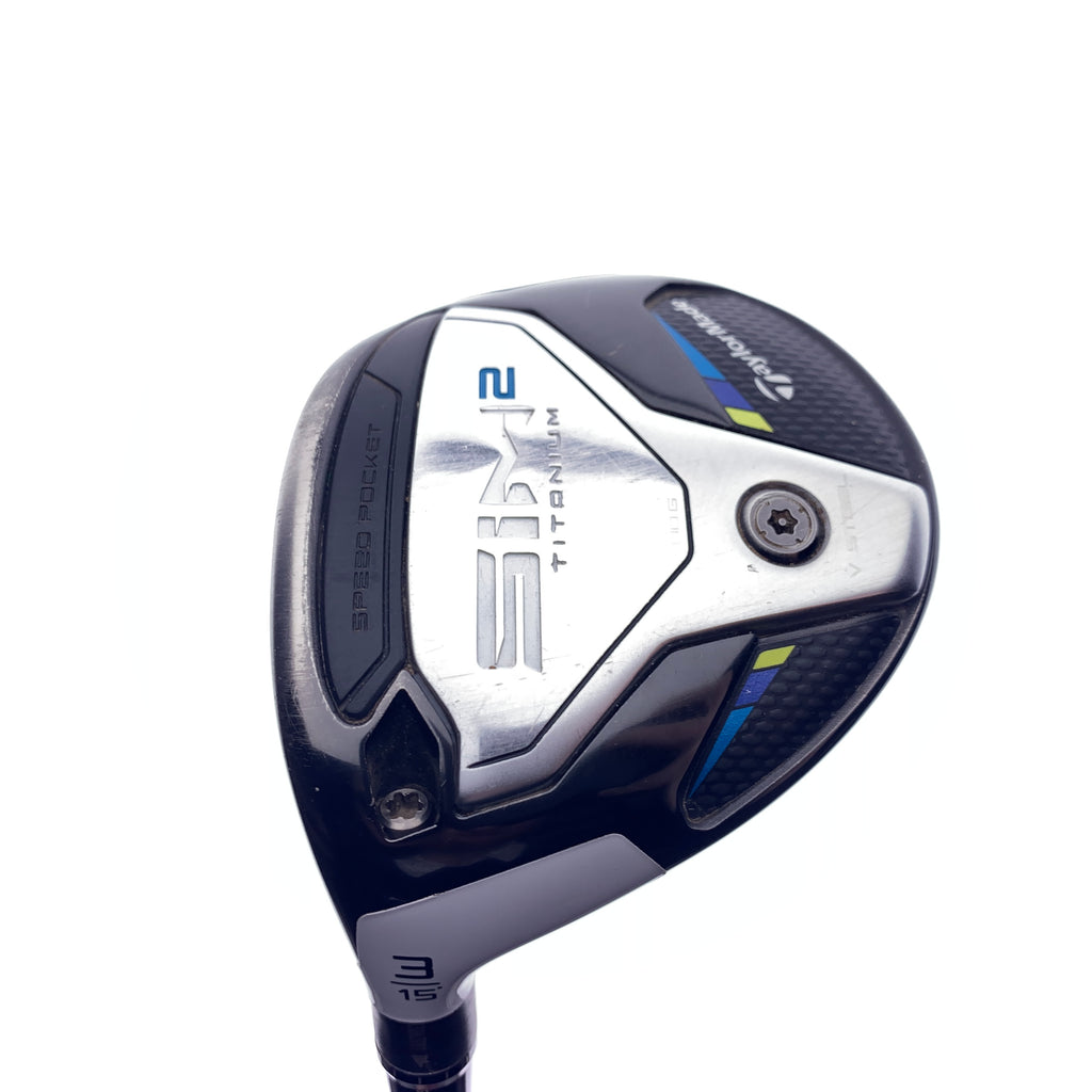 Used TaylorMade Sim2 Titanium 3 Fairway Wood / 15 Degrees / Stiff / Left-Handed