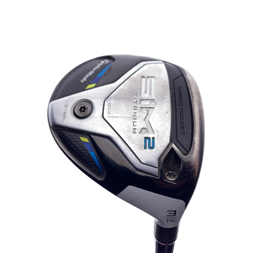 Used TaylorMade Sim2 Titanium 3 Fairway Wood / 15 Degrees / X-Stiff Flex