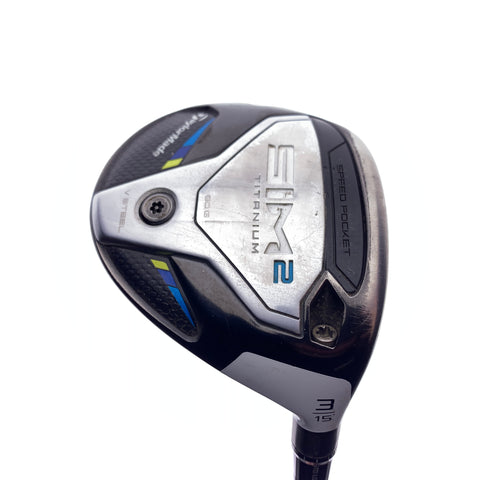 Used TaylorMade Sim2 Titanium 3 Fairway Wood / 15 Degrees / X-Stiff Flex