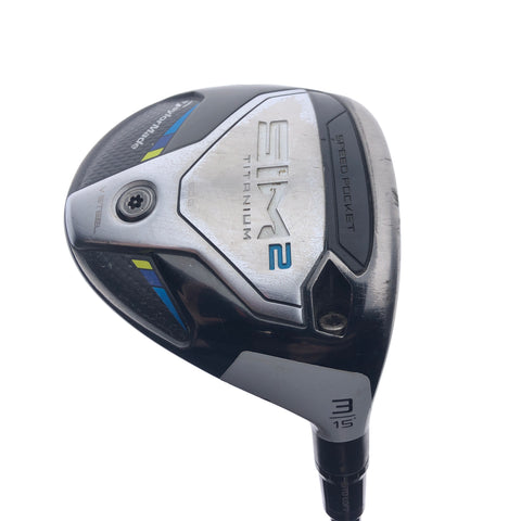 Used TaylorMade Sim2 Titanium 3 Fairway Wood / 15 Degrees / X-Stiff Flex