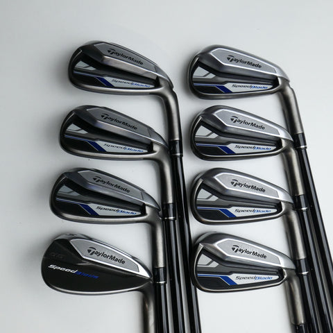Used TaylorMade SpeedBlade Iron Set / 4 - SW / Regular Flex