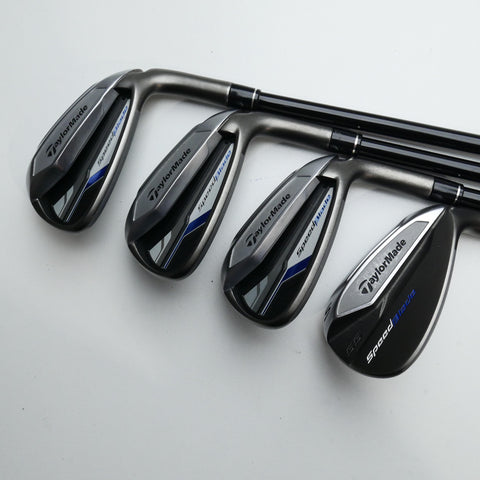 Used TaylorMade SpeedBlade Iron Set / 4 - SW / Regular Flex