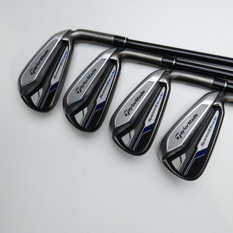 Used TaylorMade SpeedBlade Iron Set / 4 - SW / Regular Flex