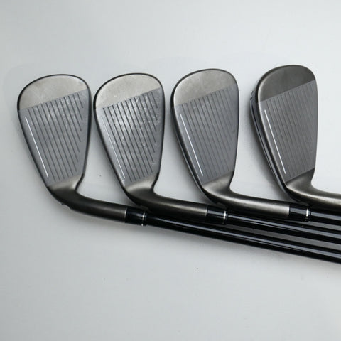 Used TaylorMade SpeedBlade Iron Set / 4 - SW / Regular Flex